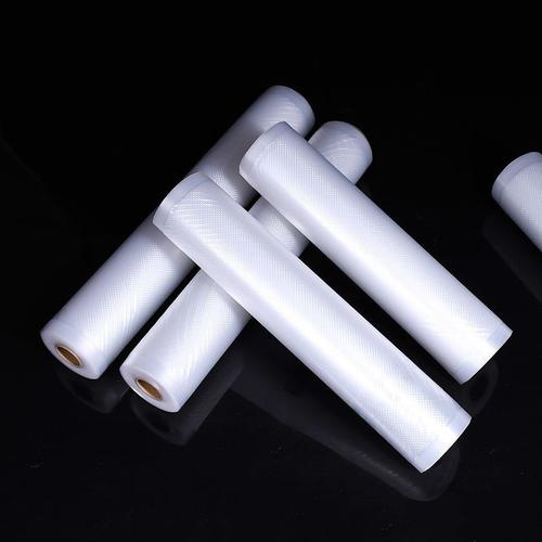 现货压纹保鲜袋批发 透明网纹真空食物包装袋 家用食品密封塑料袋